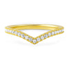 Gold CZ Winged Eternity Fashion Ring